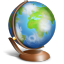 Globe Terrestre Icon 64x64 png